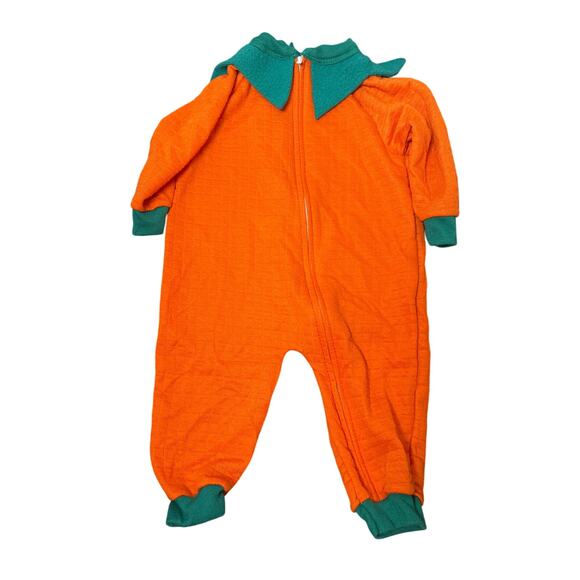 Babygro Pumpkin Infant Halloween One Piece Zipper Costume 12 months - Picture 3 of 6